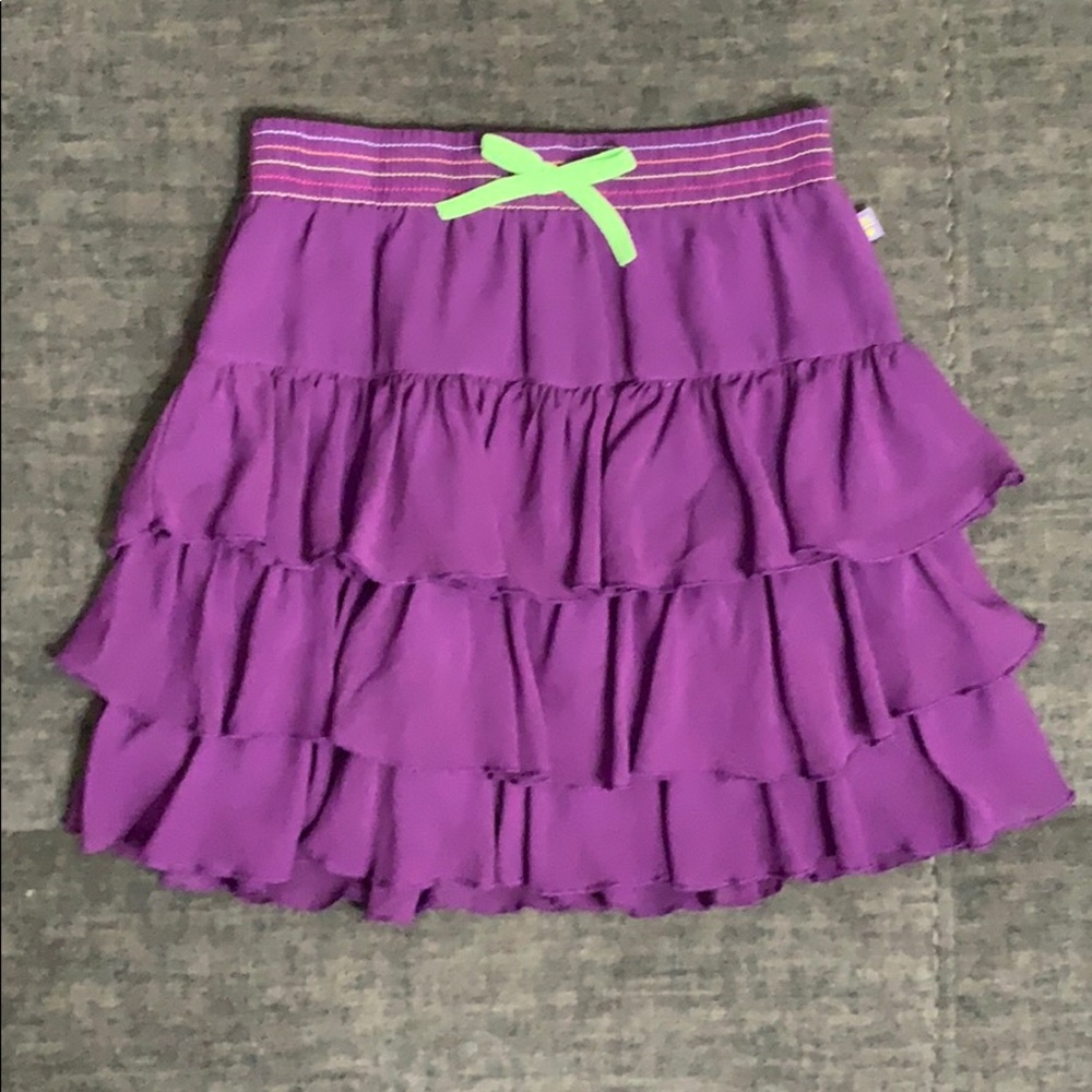 (3 for $30) LittleMissMatched ruffle skirt. SzXS